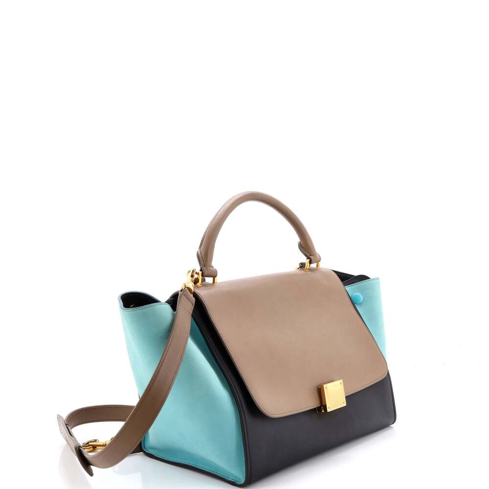 Celine Tricolor Trapeze Bag Leather #255113C68B - Picture 2 of 7